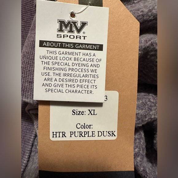 3/$15 Get Nauti in Cape Breton Reversed Style Pullover Sweatshirt in Purple - Picture 5 of 5
